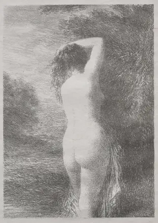 Bather Standing, by Henri Fantin-Latour, 1899