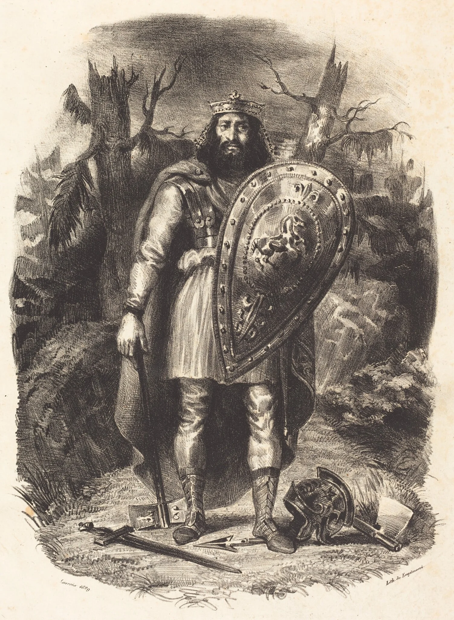 Vercingétorix, detail