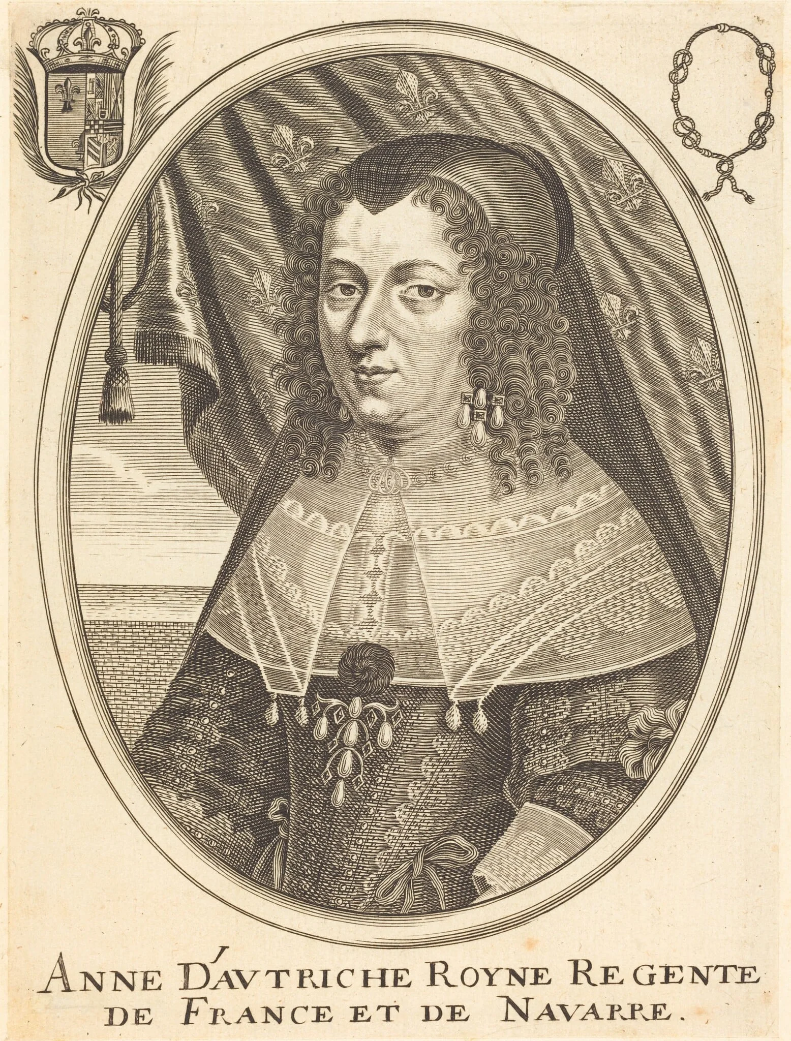 Anne of Austria, detail