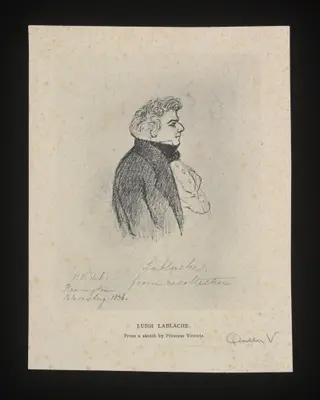 Luigi Lablache from a sketch by Princess Victoria, by and Empress of India Victoria Queen of the United Kingdom of Great Britain and Ireland, 1850