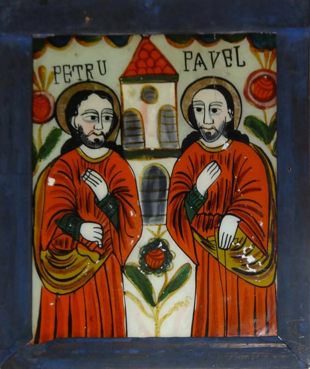 Sfinții Apostoli Petru și Pavel, detail