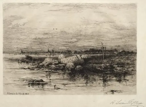 Mouth of the Apponaganasett River, by Robert Swain Gifford, 1883
