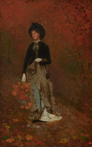 Autumn, by Winslow Homer, oil, 1877