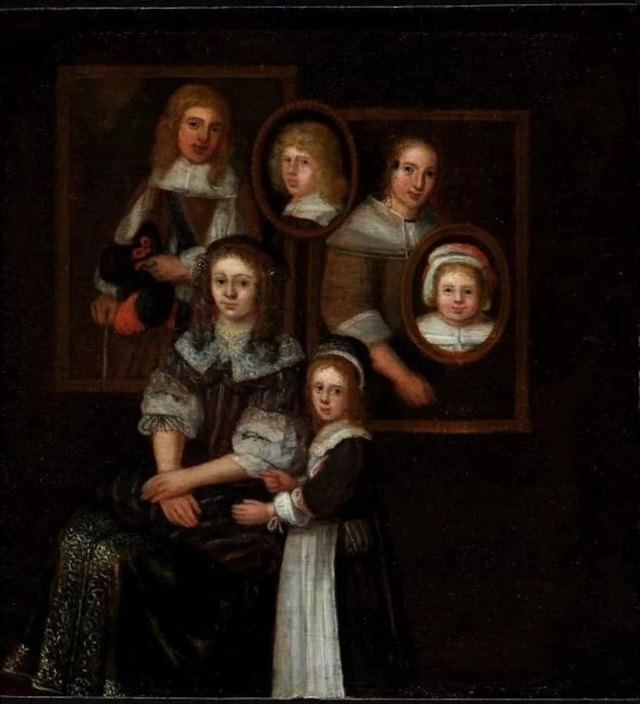 Family group, detail