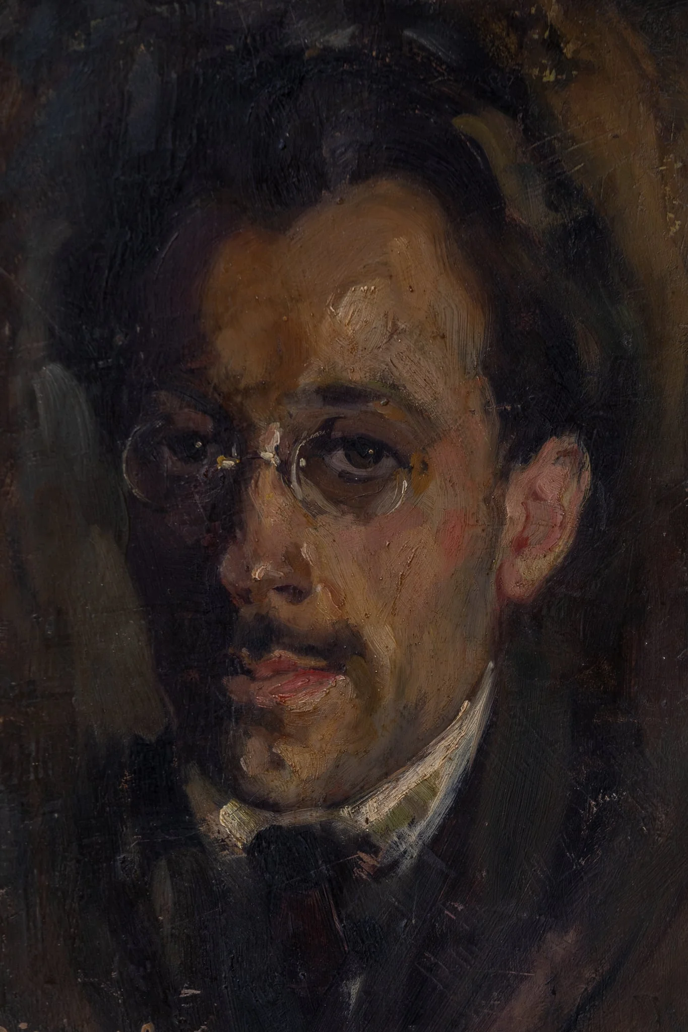 Portret de bărbat (Riconti), detail