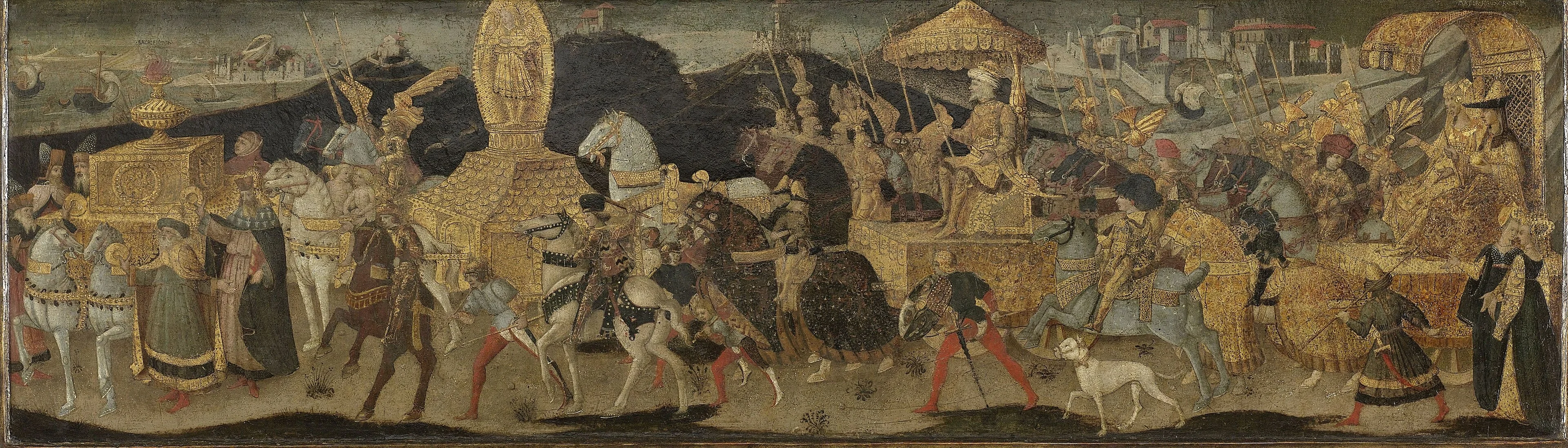 Darius Marching to the Battle of Issus, detail