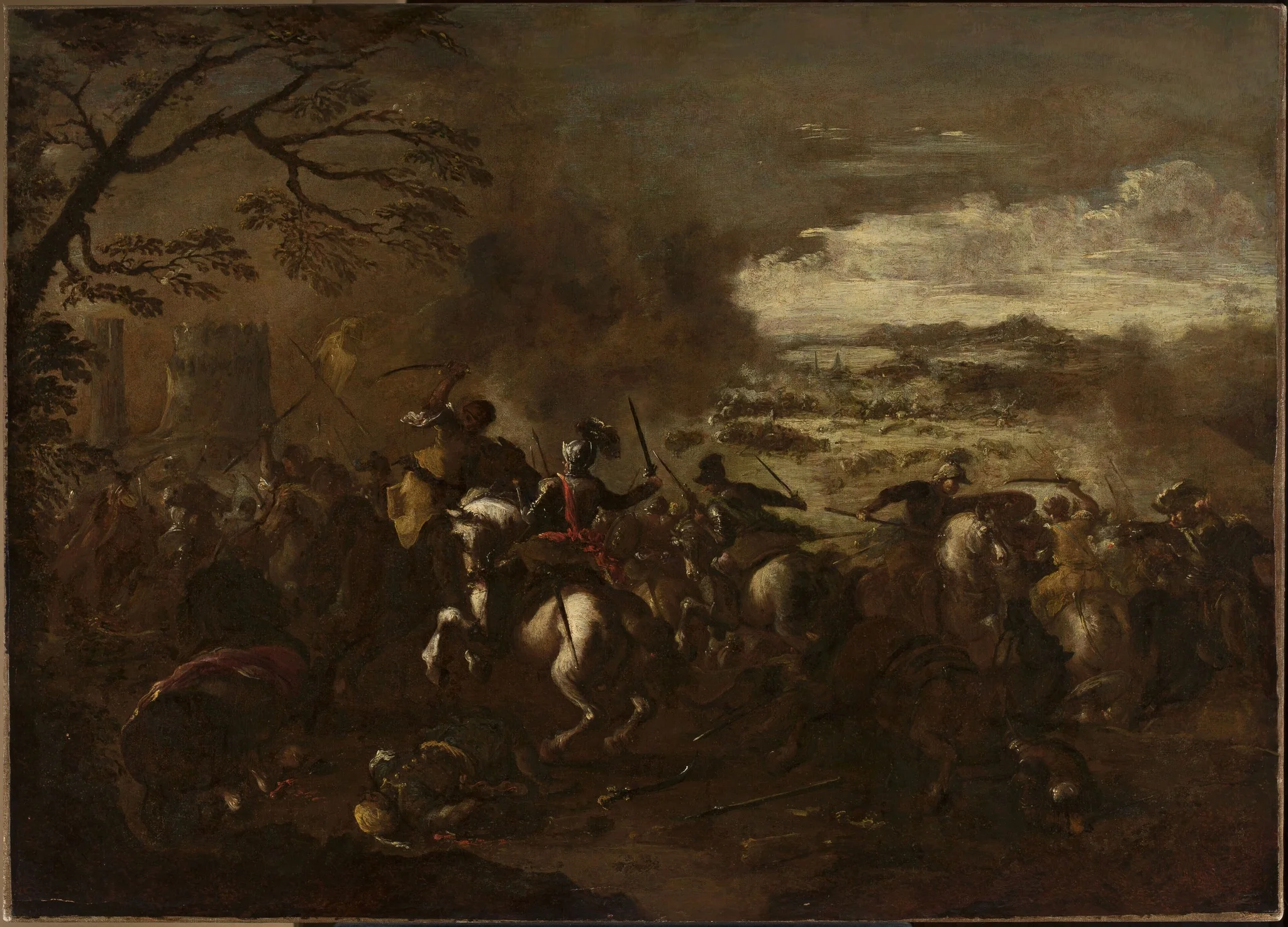 A battle scene, detail