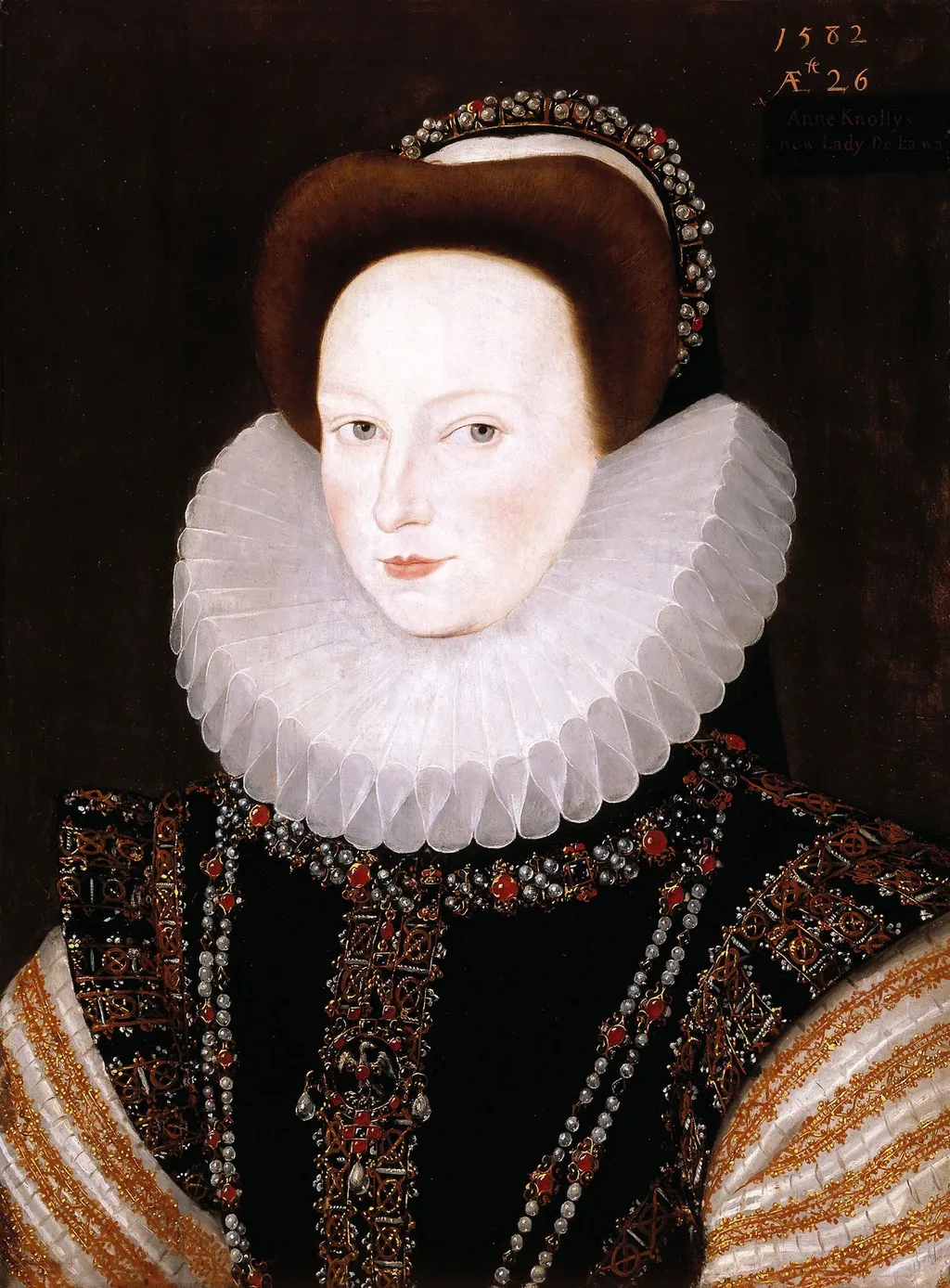 Porträt der Anne Knollys, by Robert Peake the elder, oil, 1592