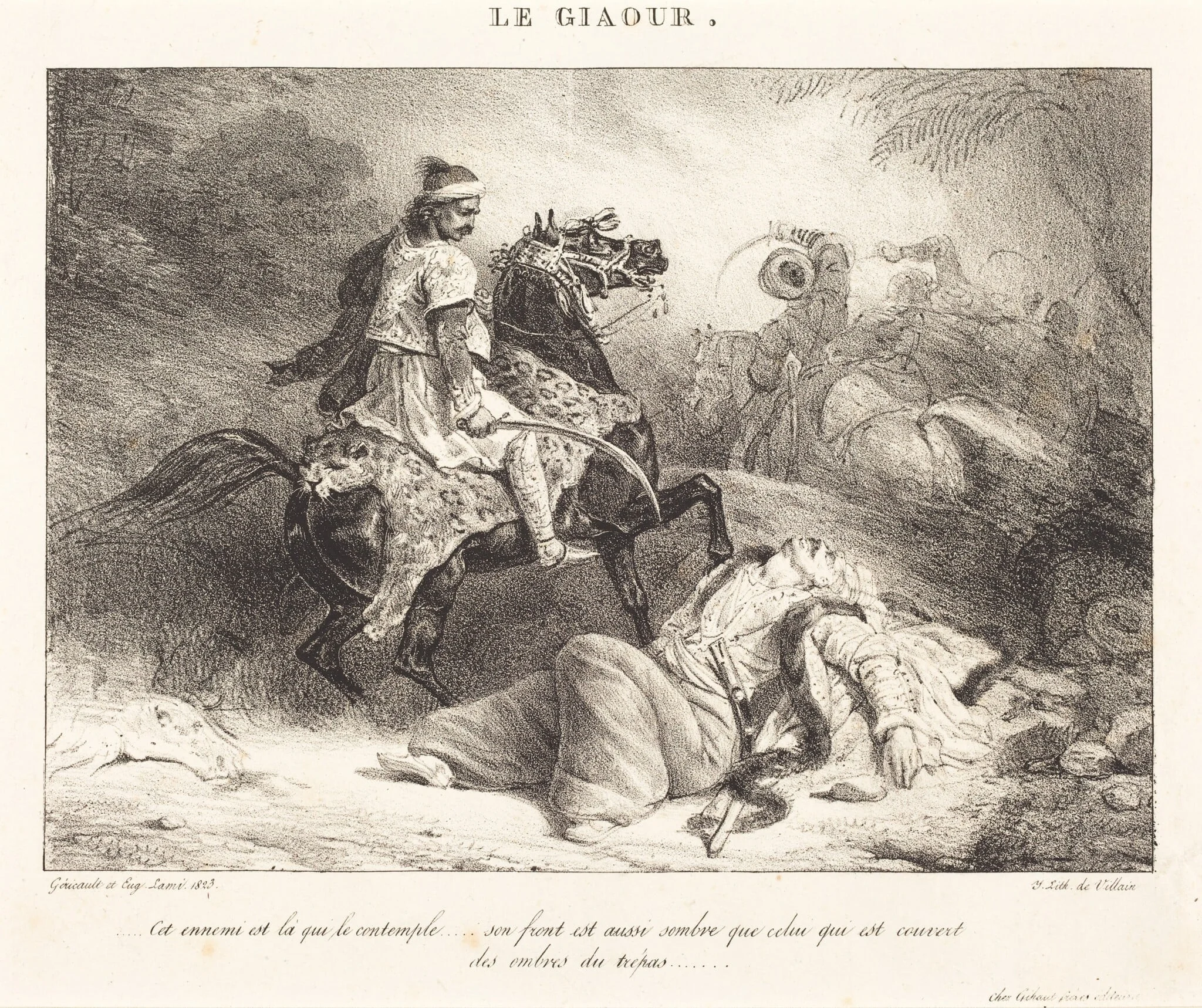 Le Giaour (The Infidel), detail