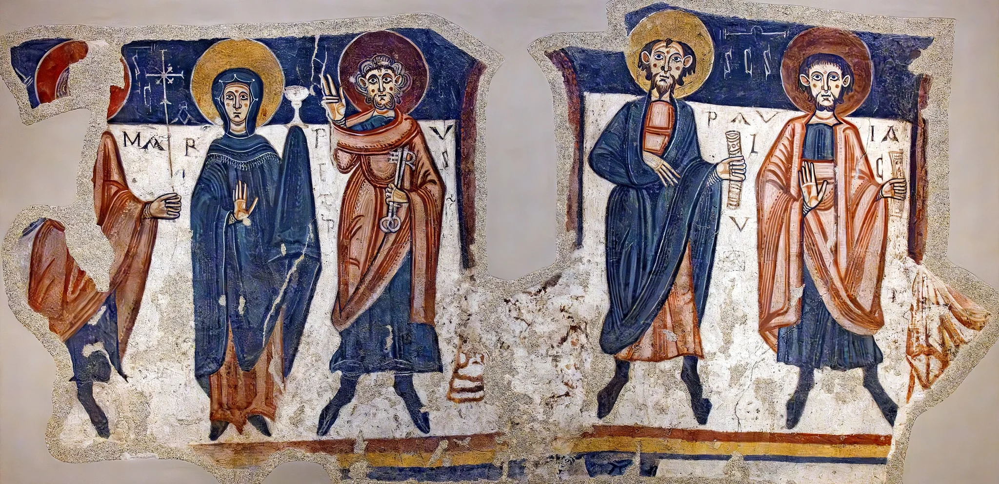 Apostles from Sant Romà de les Bons, detail