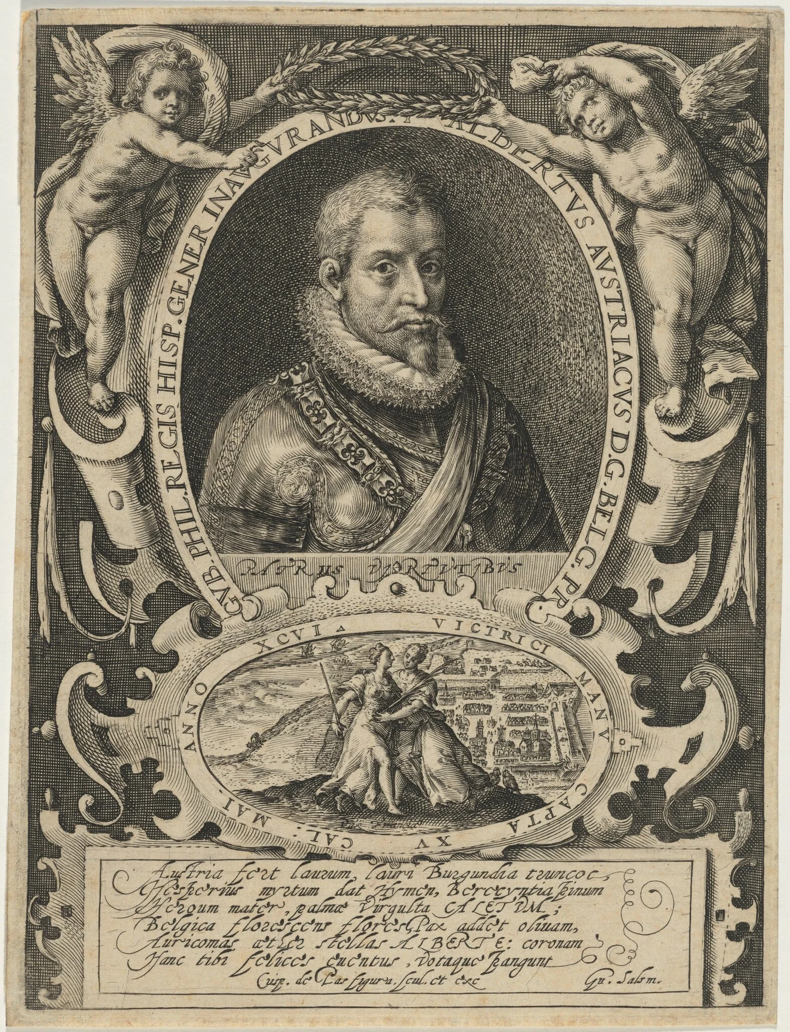 Albert of Austria, Archduke, detail