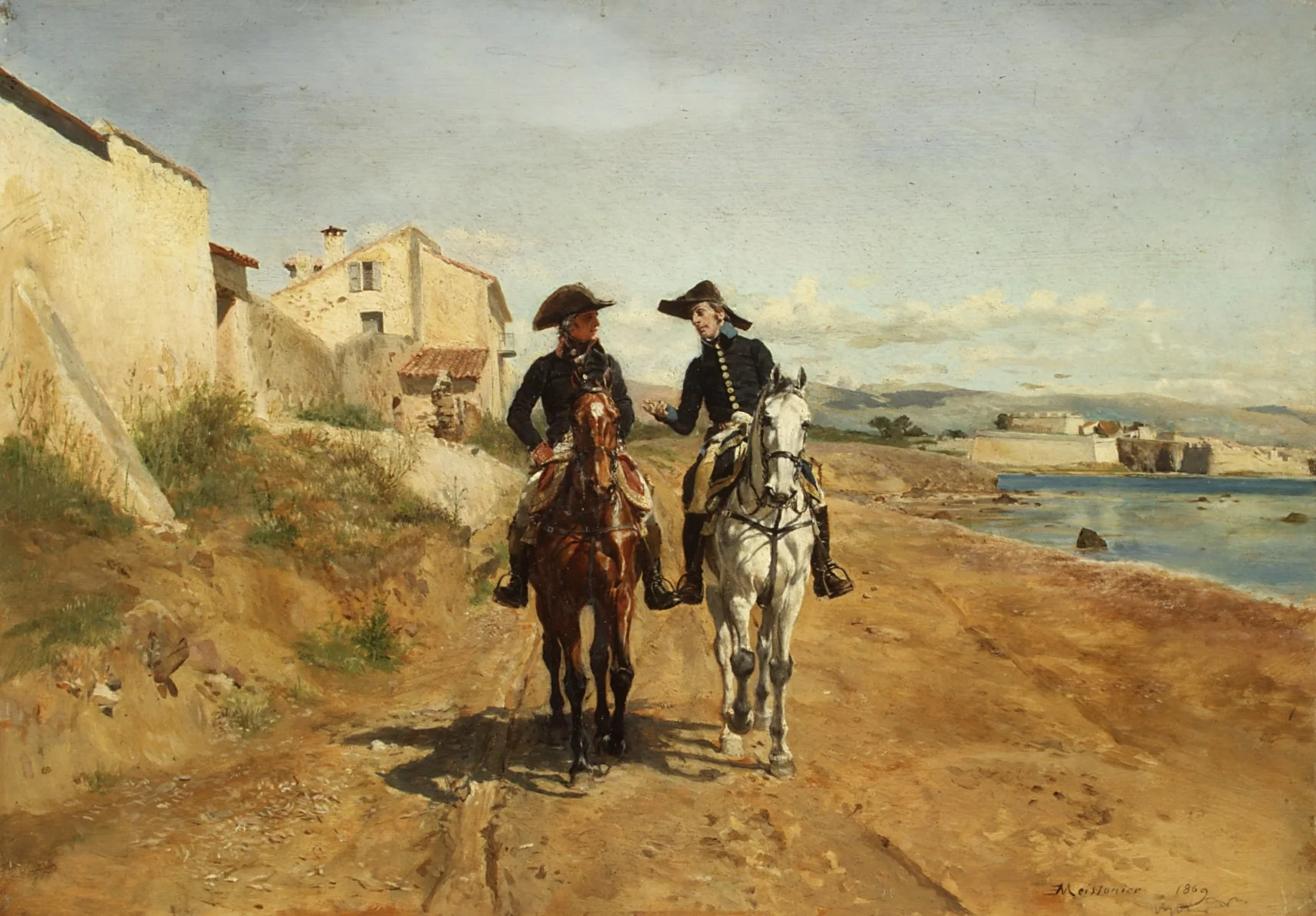 A General and His Aide-de-camp, detail