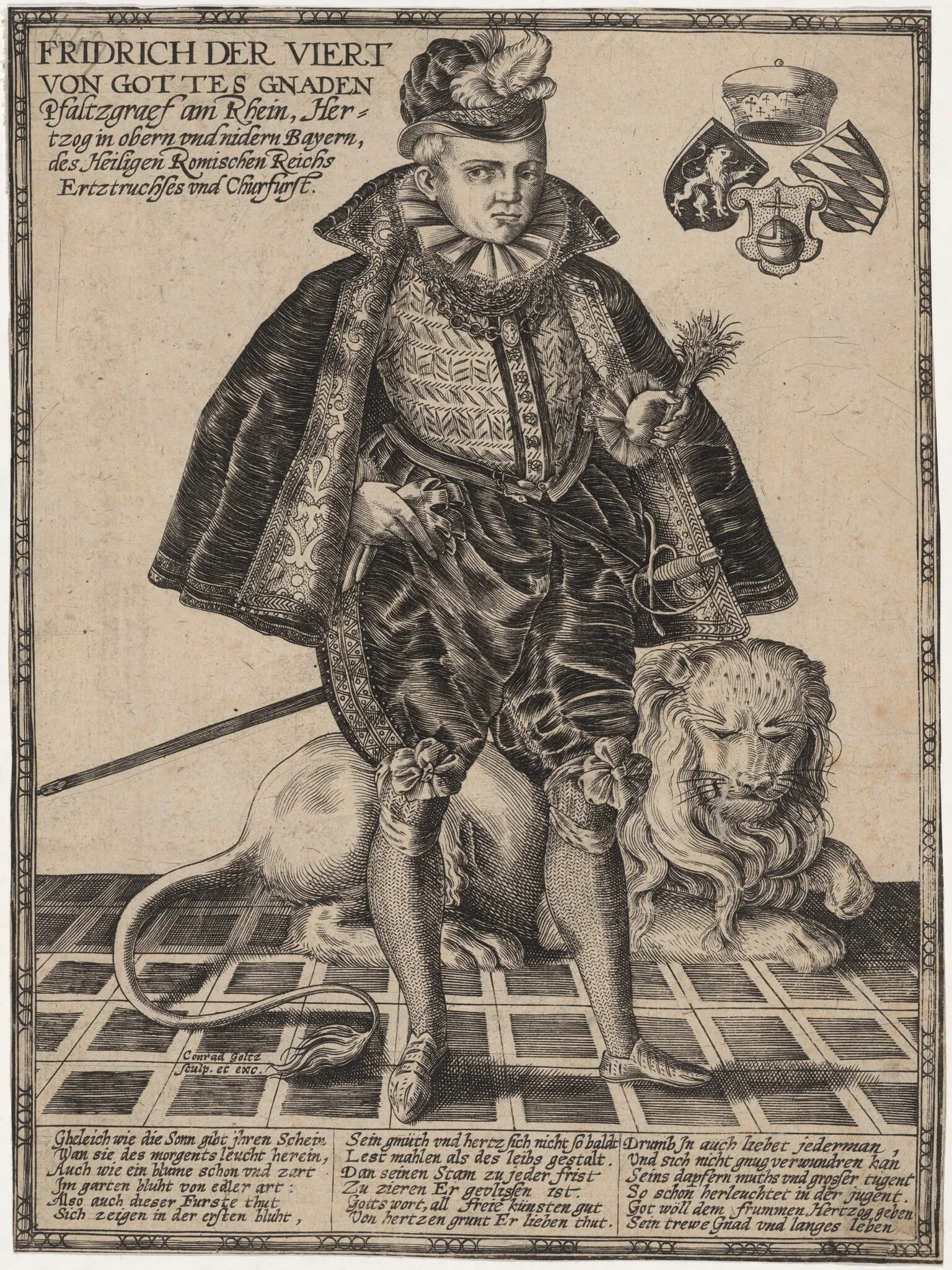 Frederick IV, detail