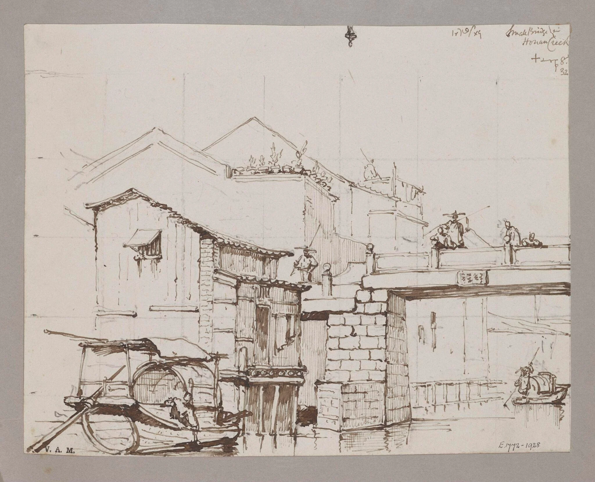 Small bridge near Honan, detail