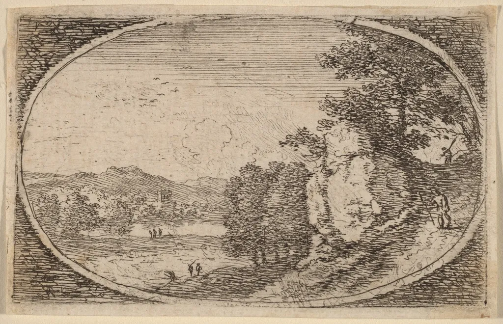 The Steep Path, by Herman van Swanevelt, ink, 1628