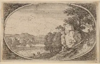 The Steep Path, by Herman van Swanevelt, ink, 1628