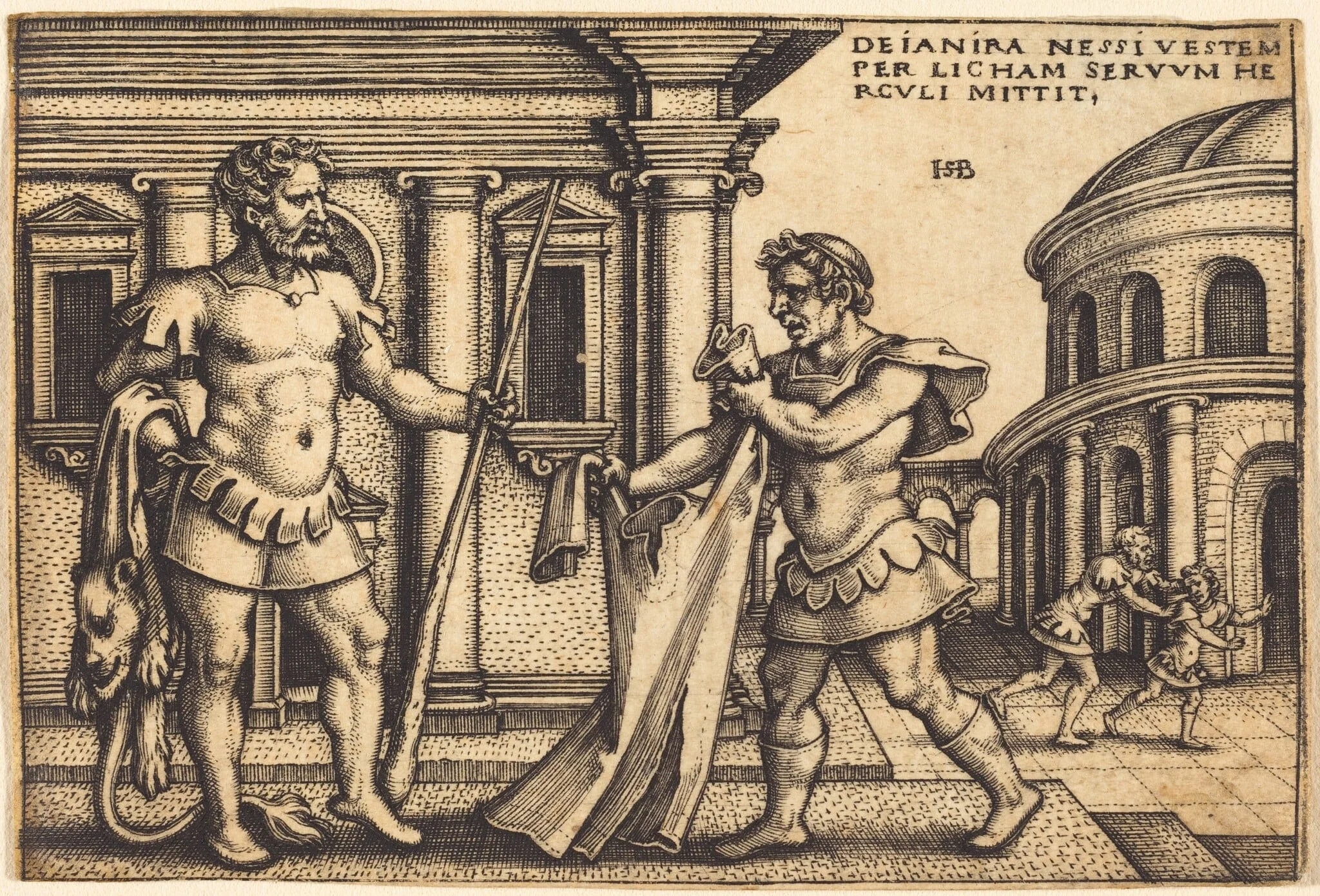 Lichas Presenting Nessus' Tunic to Hercules, detail