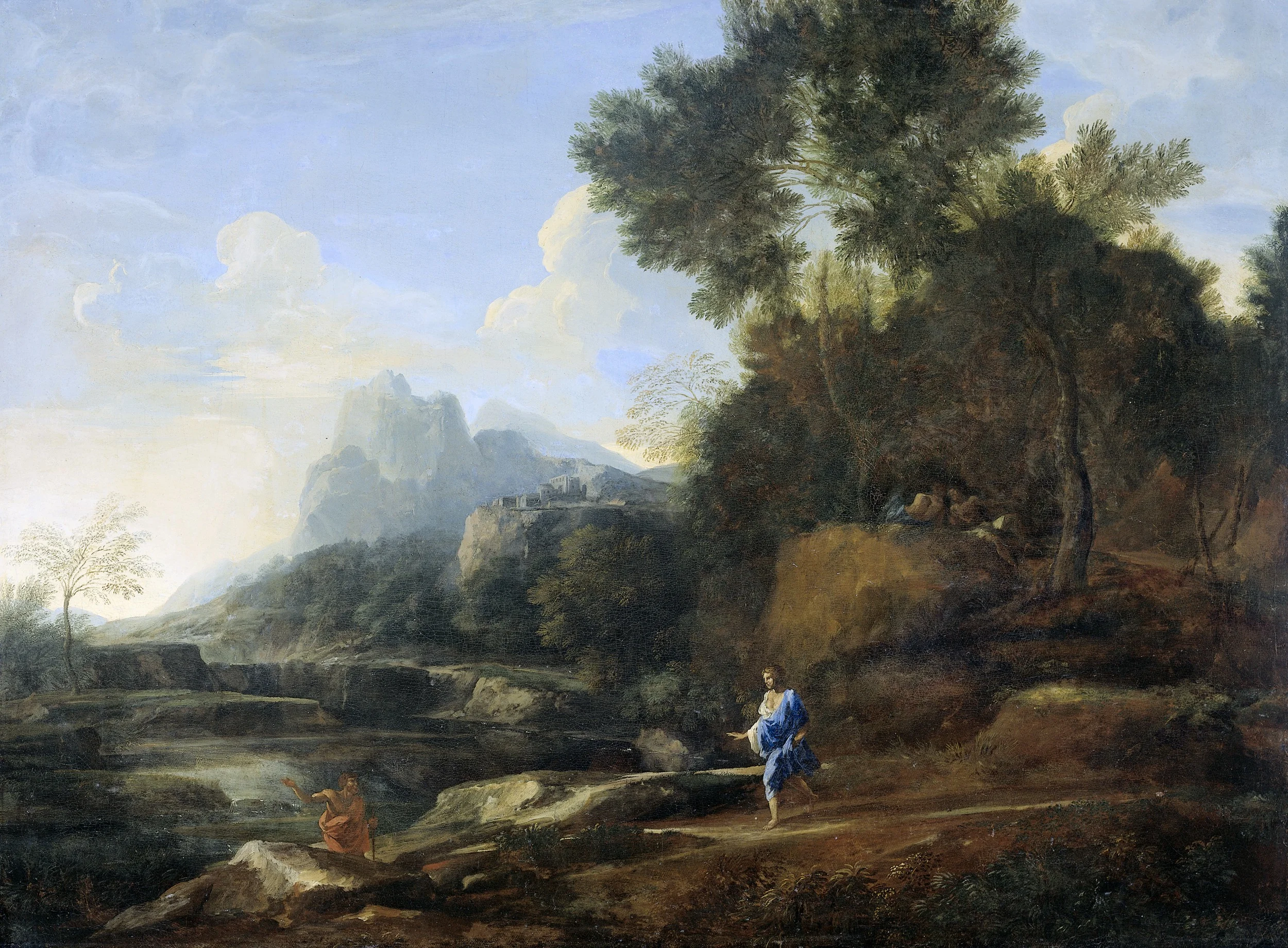 Italian Landscape, detail