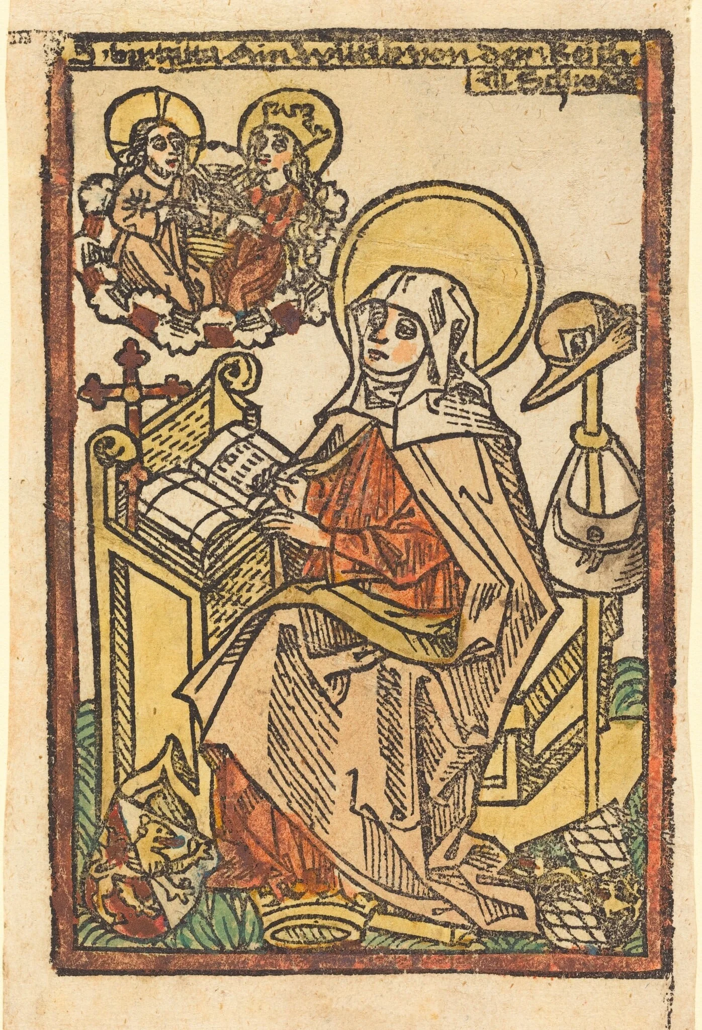 Saint Bridget, detail
