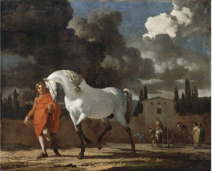 The Riding School, detail