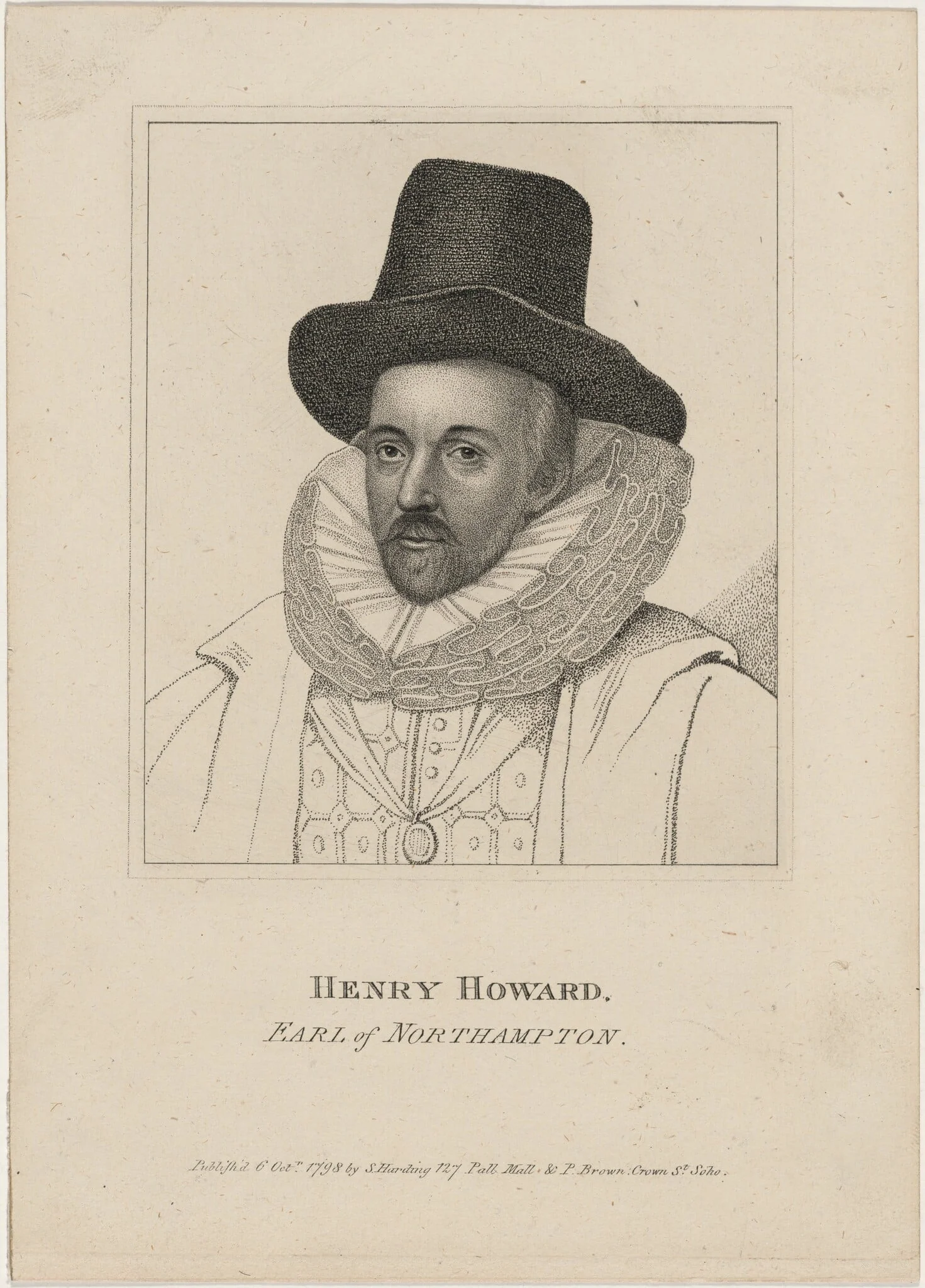 Henry Howard, Earl of Northampton, detail