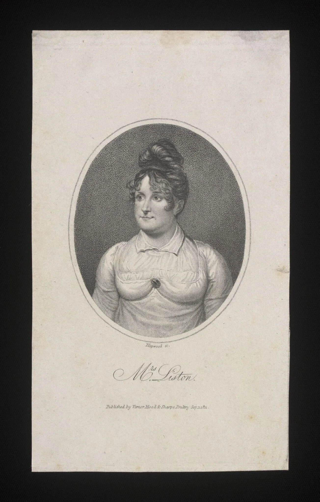 Mrs Liston, detail