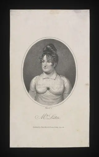 Mrs Liston, by Hopwood, 1