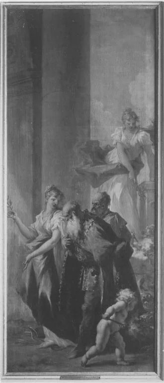Allegorie der Befreiung vom Joch des Islam (Frieden und Glück unter Johann Wilhelm von der Pfalz), detail