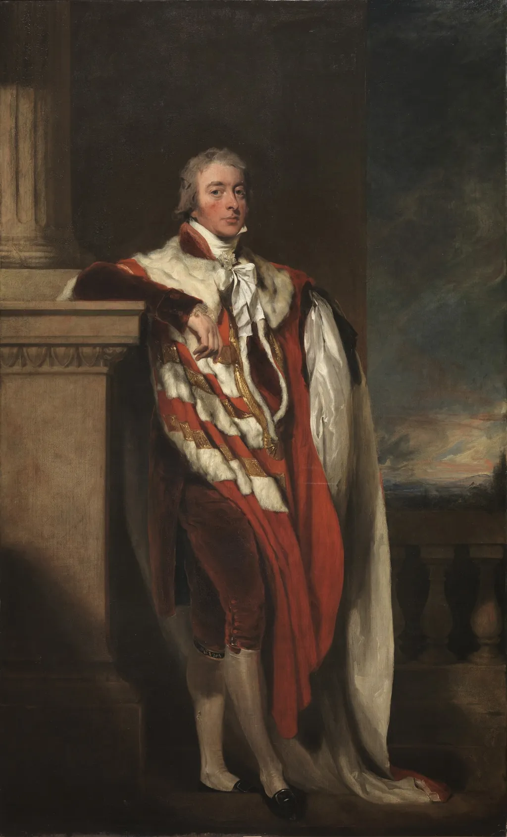 John Fane, 10th Earl of Westmoreland, by Thomas Lawrence, oil, 1806
