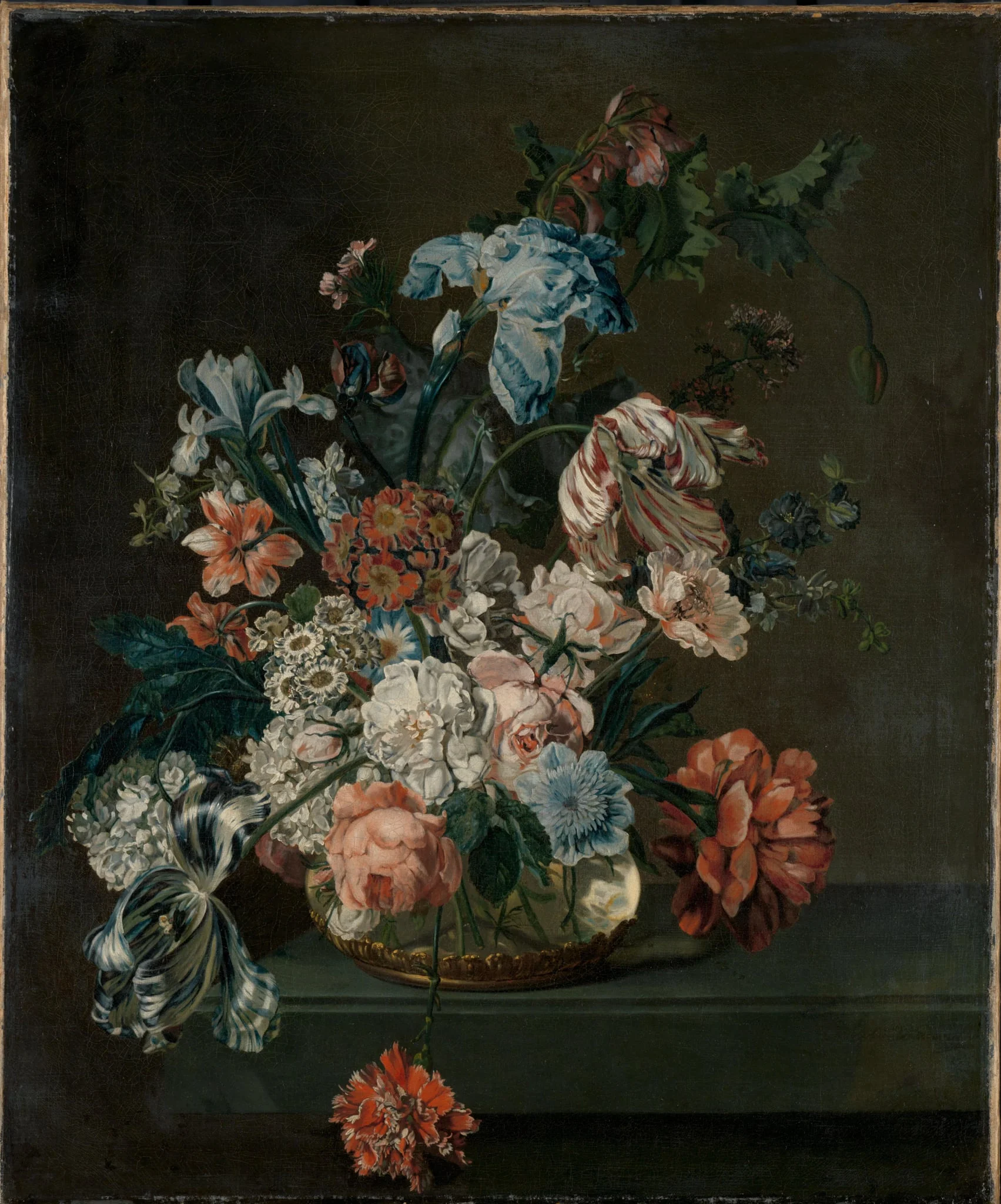 Still Life with Flowers, detail