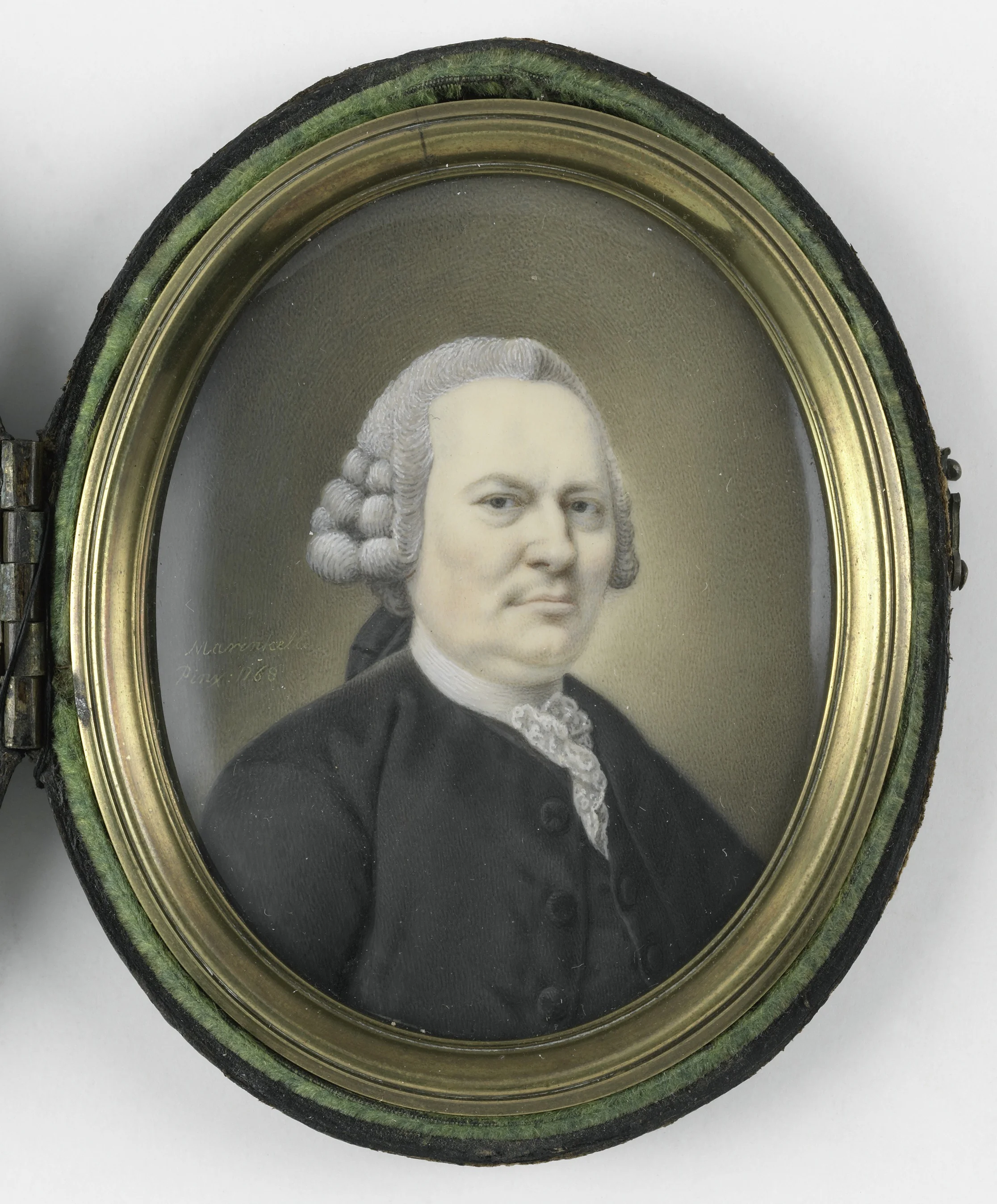 Portret van een man, misschien een lid van de familie Collot d'Escury of van Rappard, detail