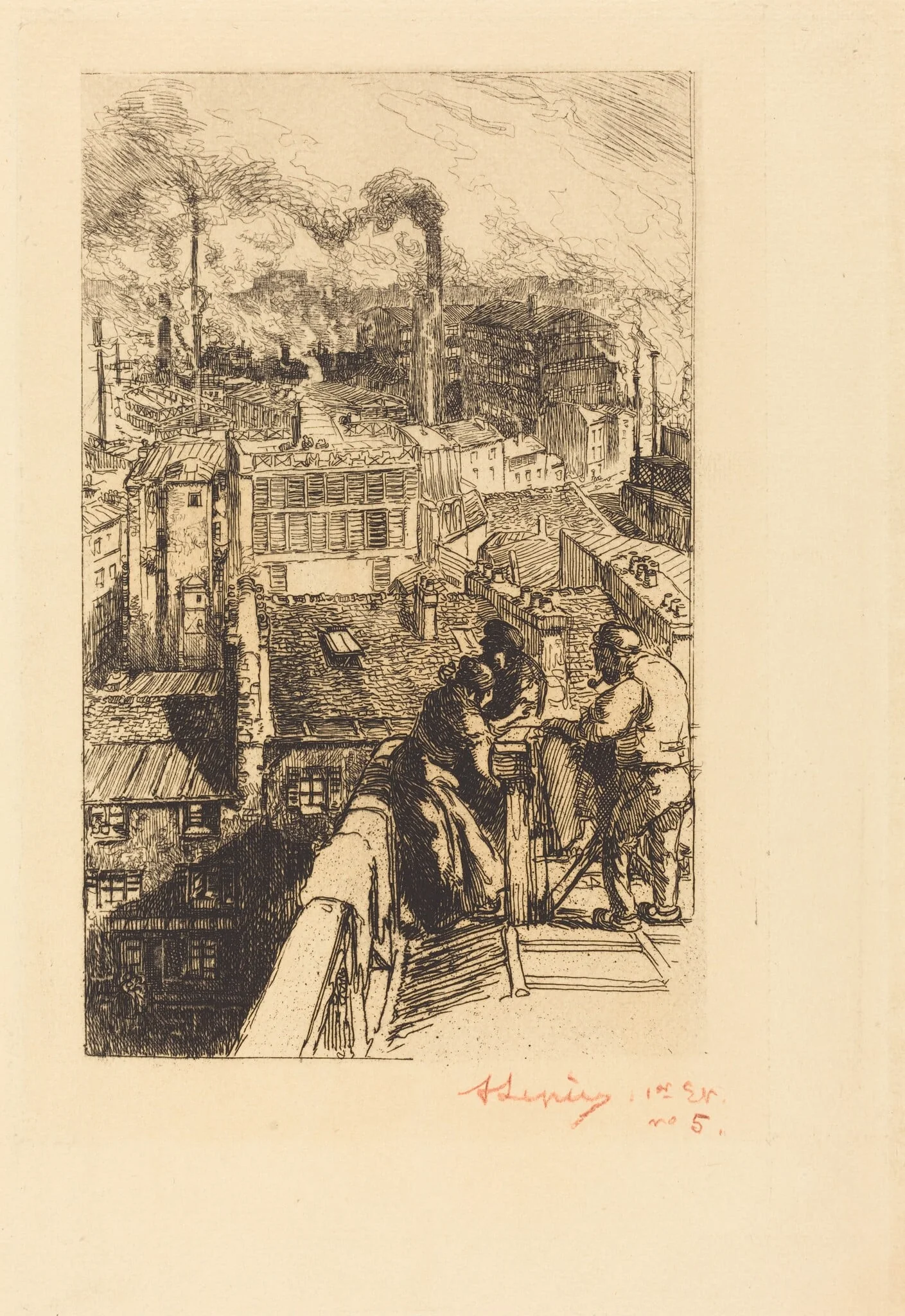 Gobelins Quarter (Le quartier des Gobelins), detail