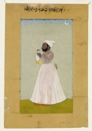 Mian Mukand Dev, by Nainsukh, paint, 1746