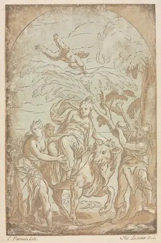 The Rape of Europa, by Nicolas LeSueur, 1734