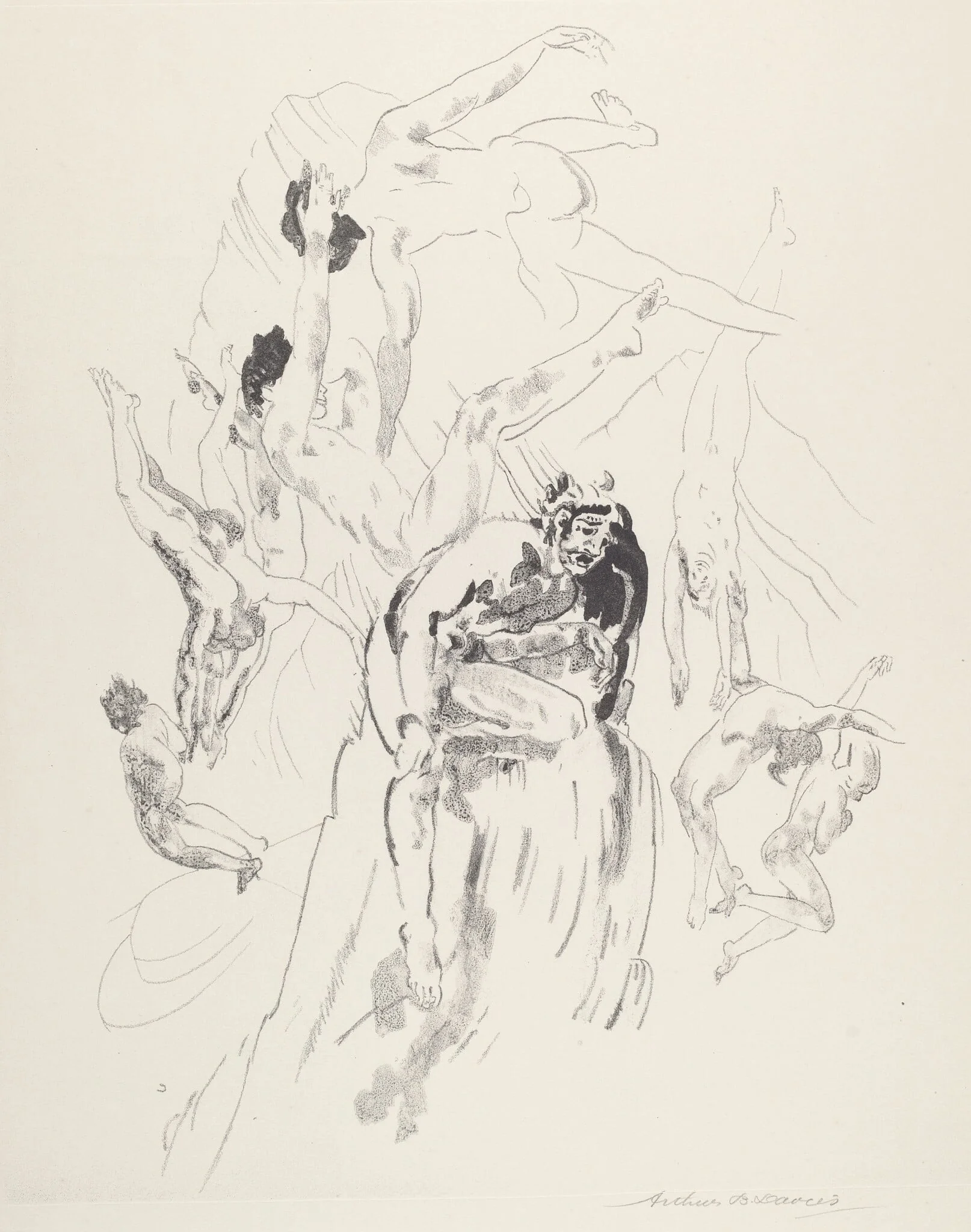 Bird Men, detail