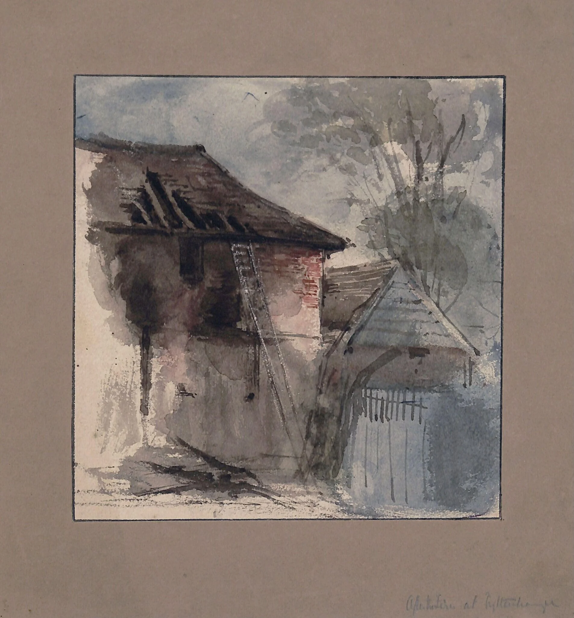 After the fire at Tyttenhanger, detail