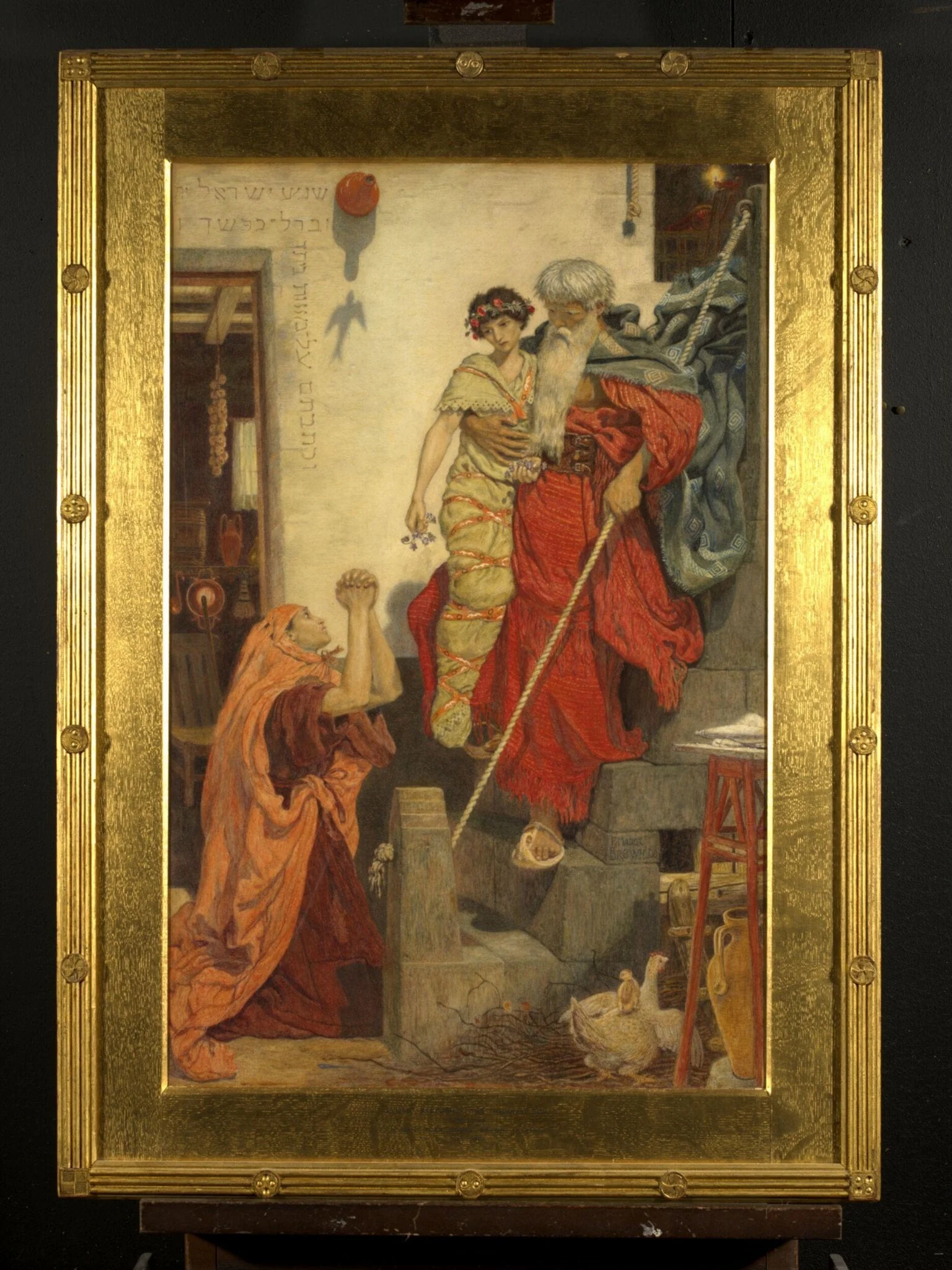 Elijah restoring the widow's son, detail