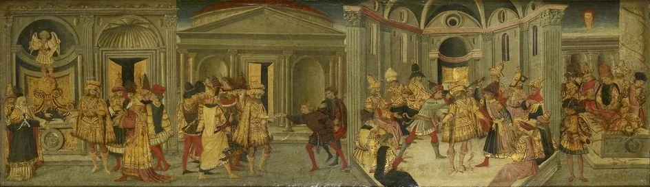 The Assassination and Funeral of Julius Caesar, detail