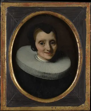 Portrait of a Woman, by Nicolaes Maes, oil, 1657