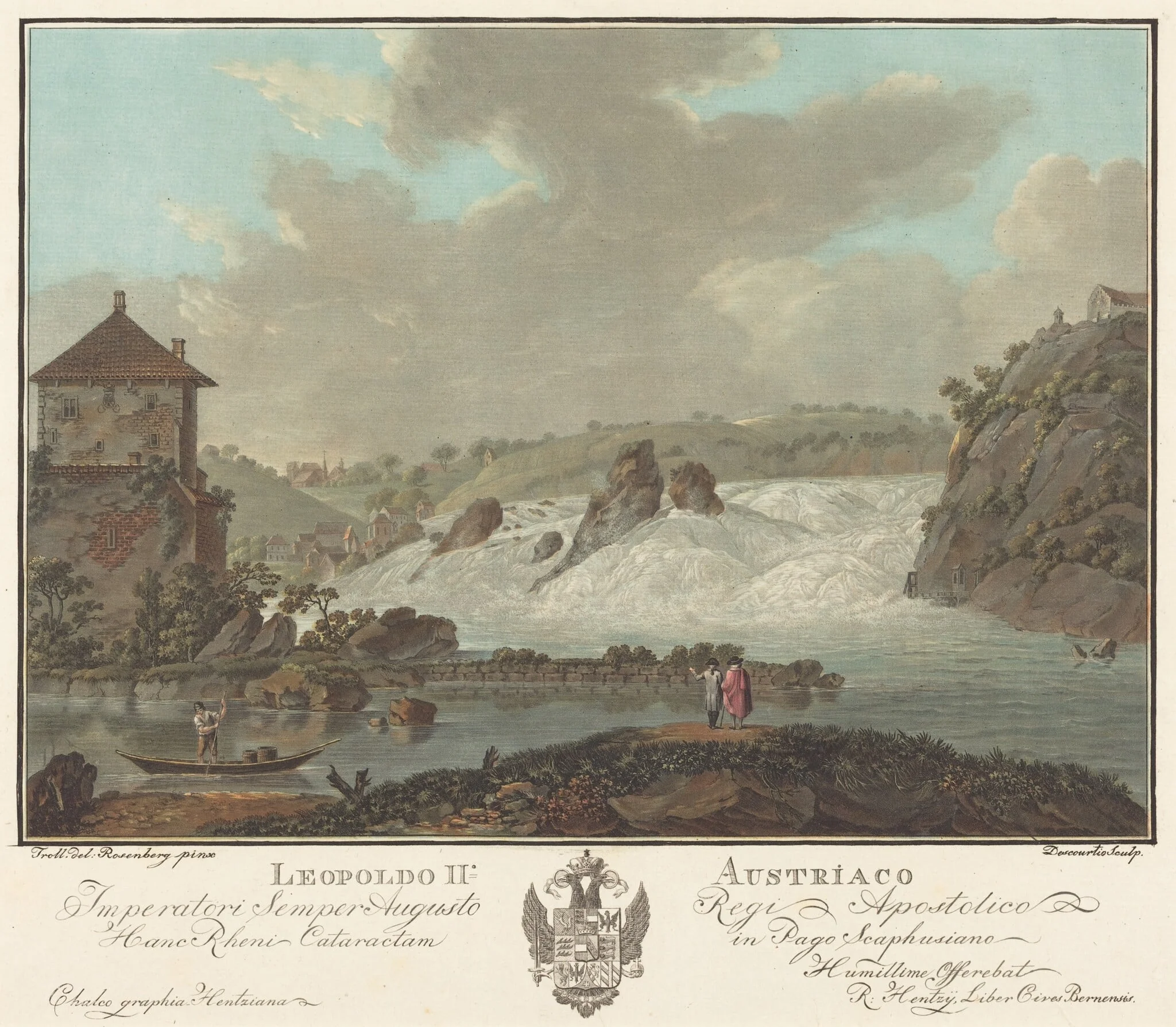 Falls of Schaffhausen, detail