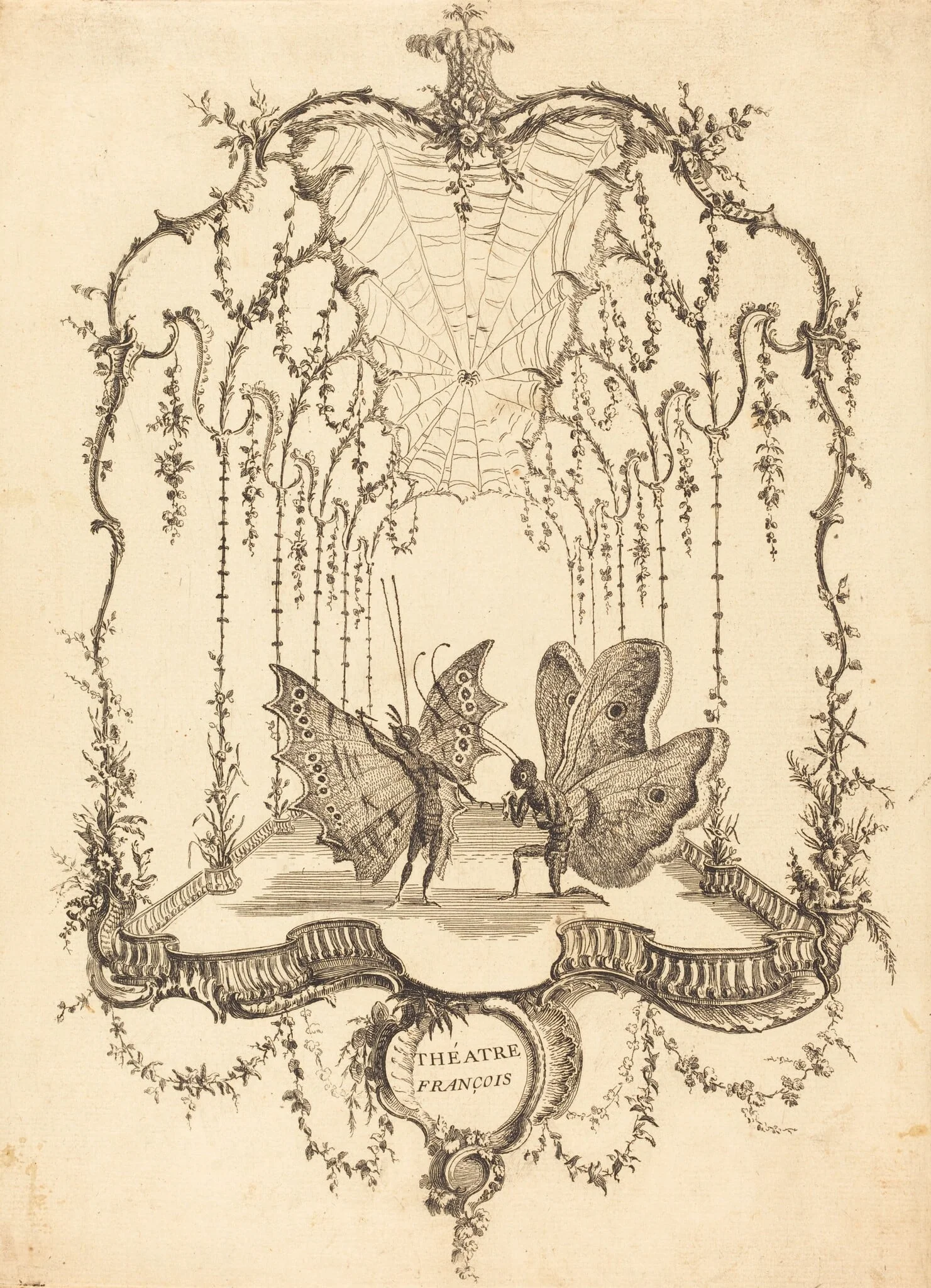 Théâtre Français (French Theater), detail