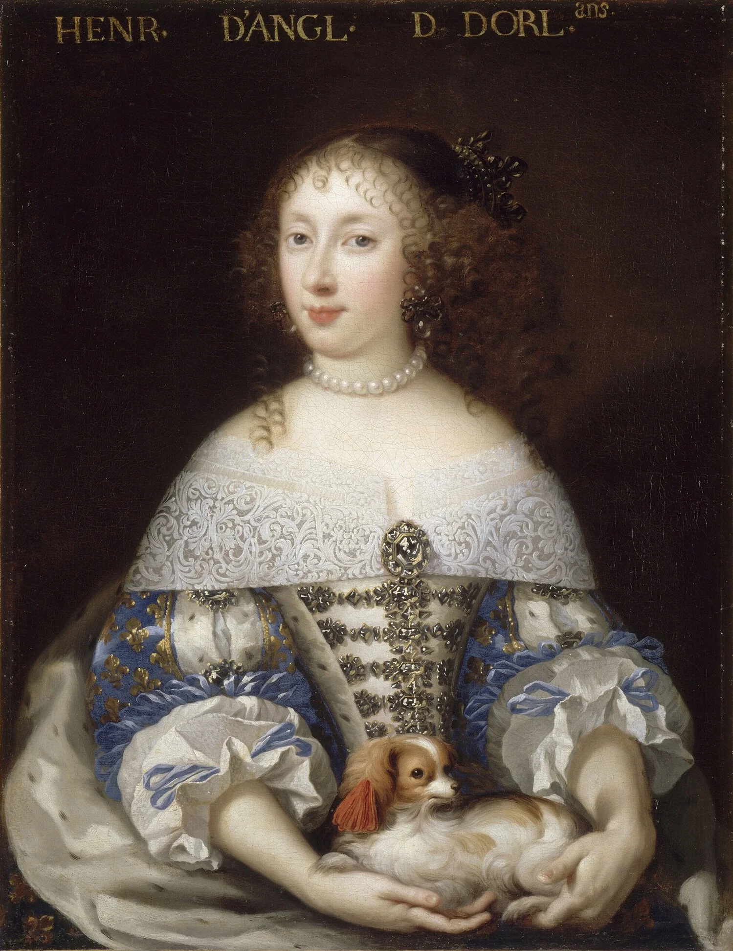 Henriette-Anne of England, Duchess of Orleans, known as Madame (1644-1670), detail