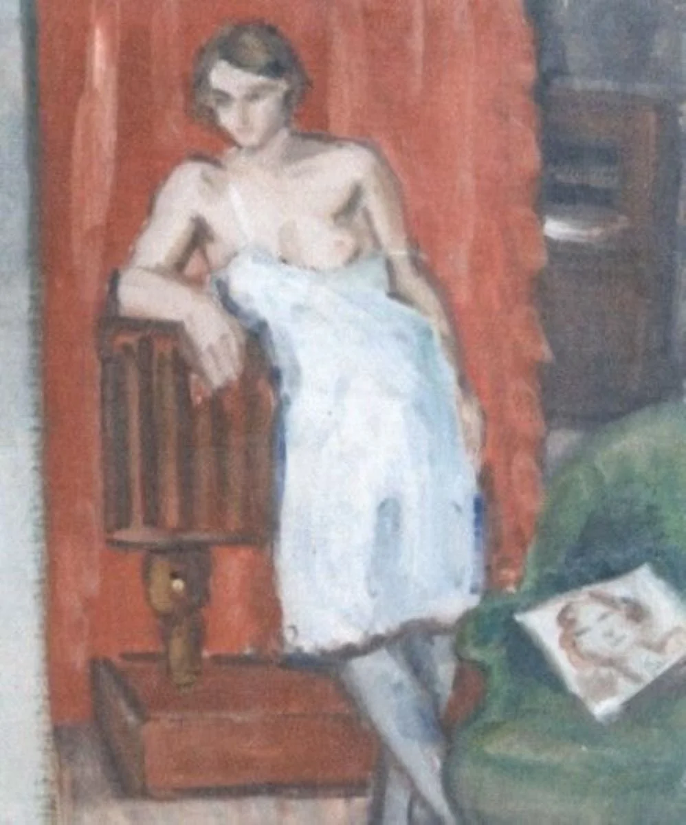 Studiu de femeie, detail