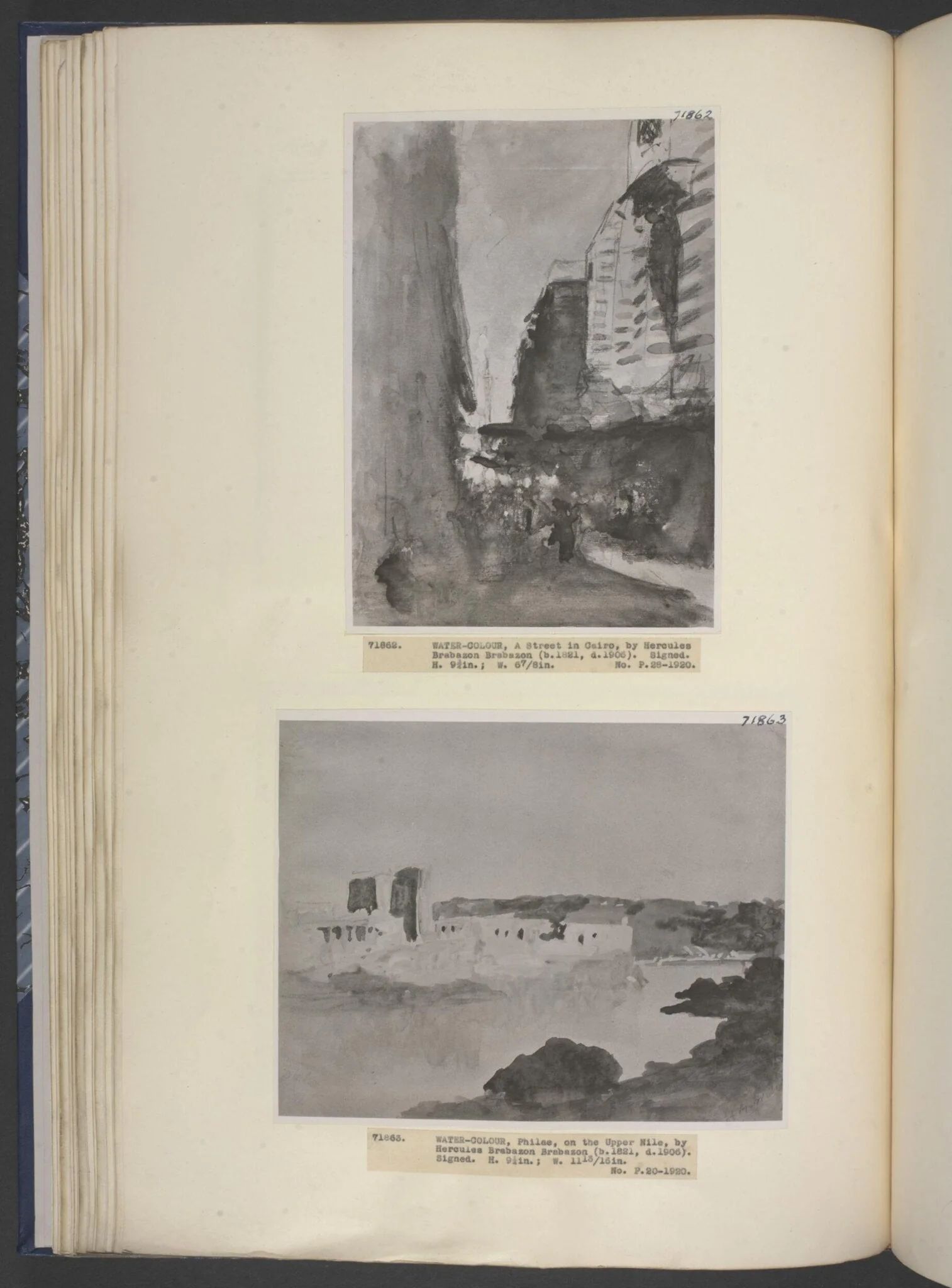 A Street in Cairo, detail