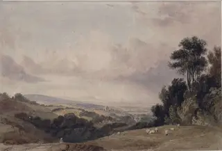 In Brightling Park, by William Henry Stothard Scott, watercolor, 1800
