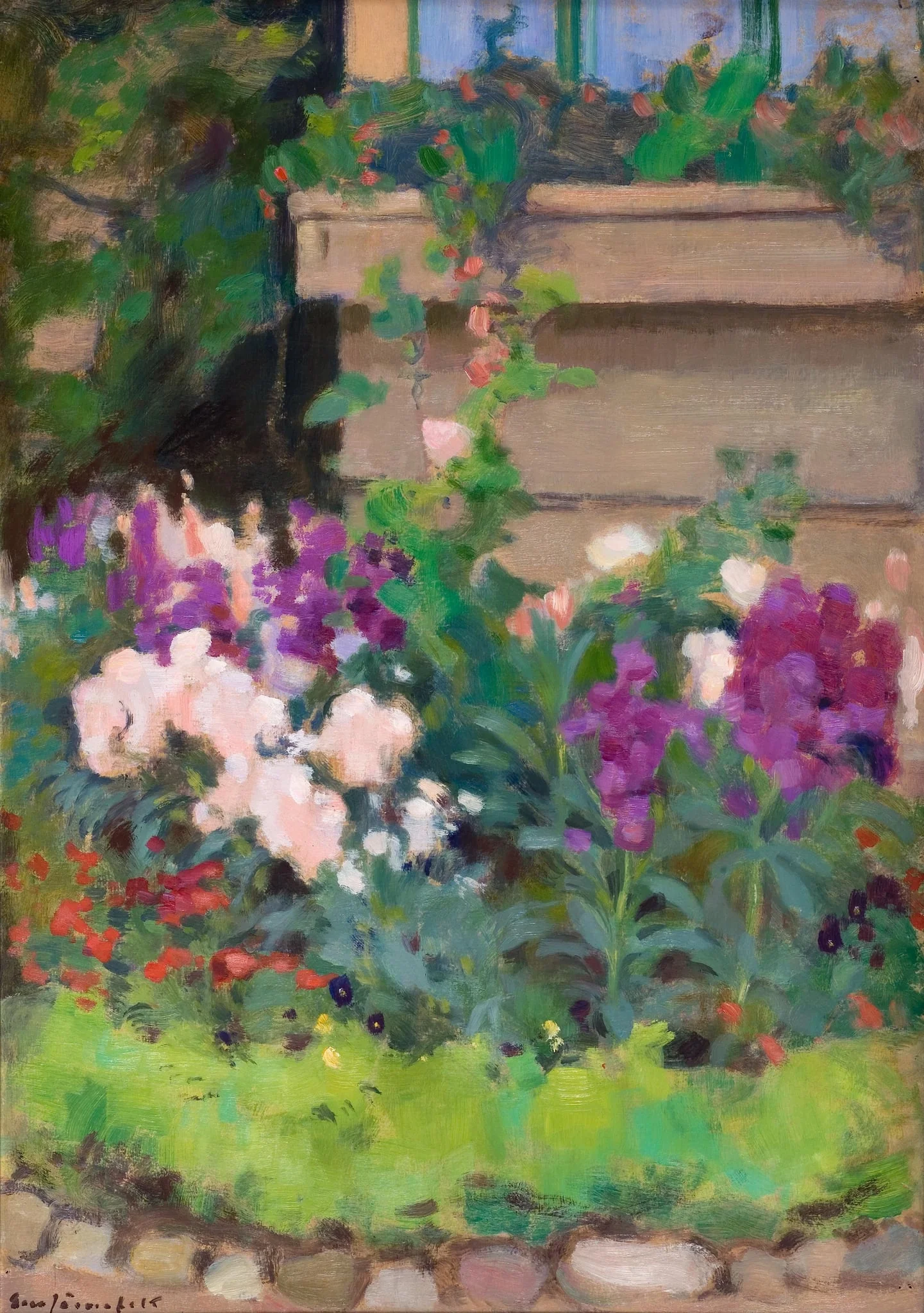 Kukkapenkki, detail