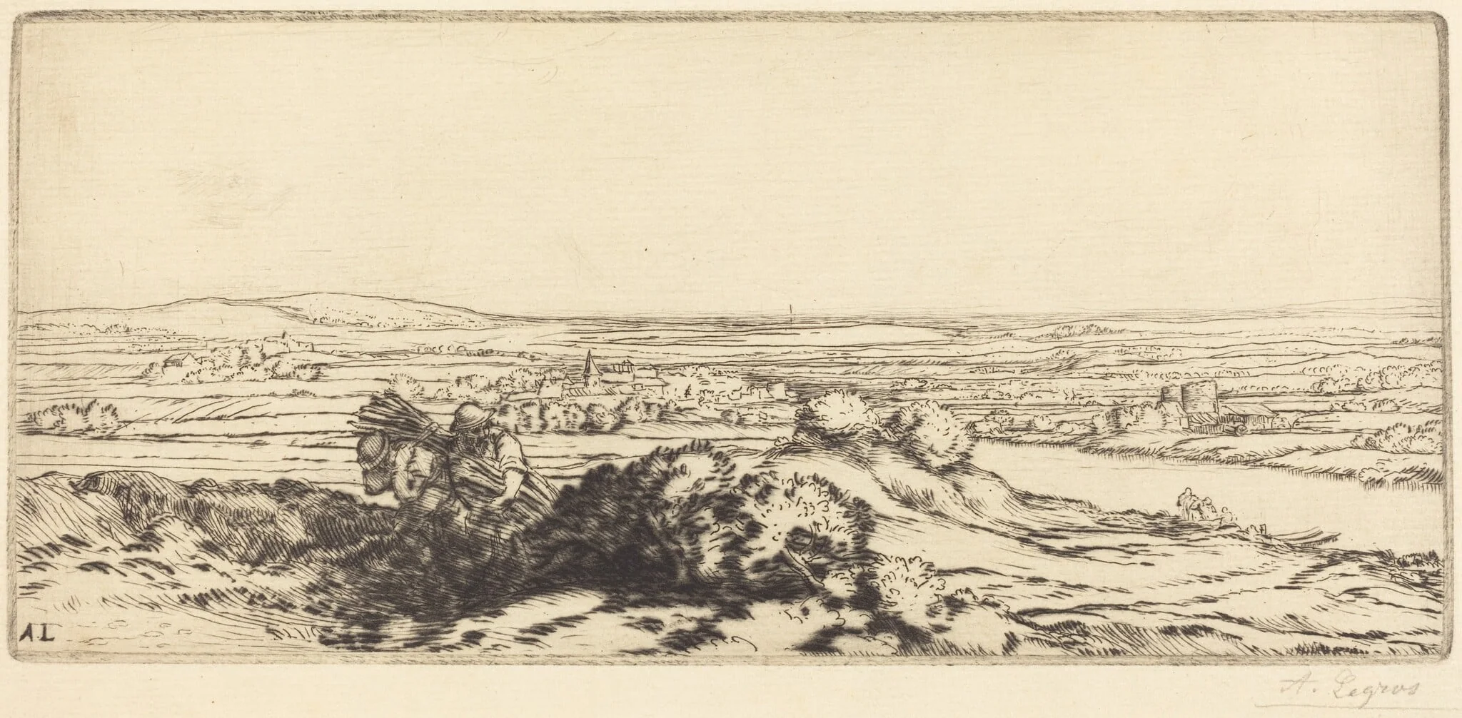 Valley of Dunes (La vallee des dunes), detail