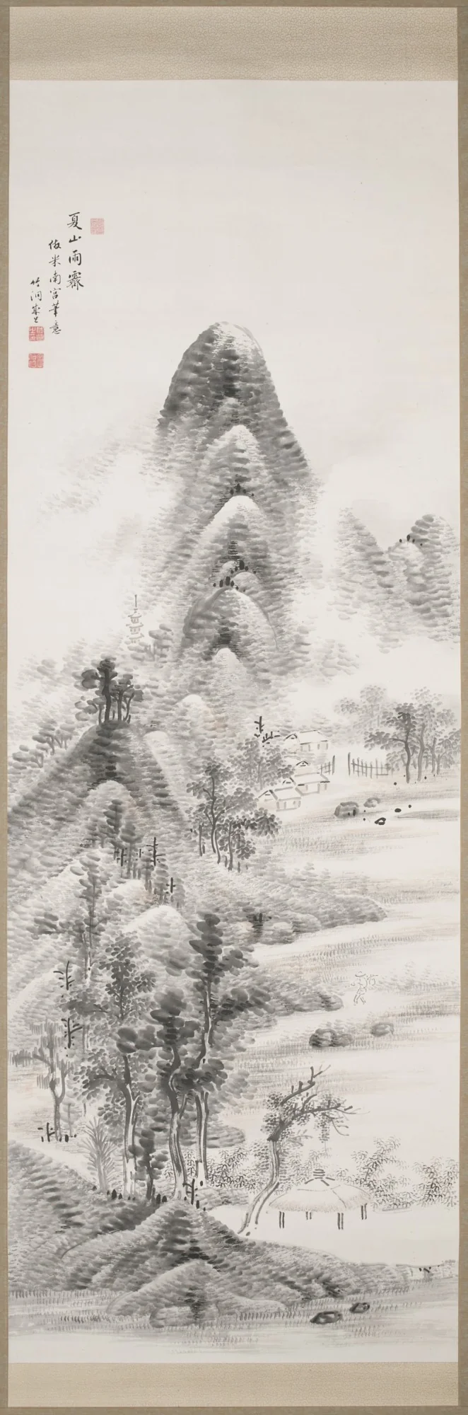 Summer Mountains After Rain, detail