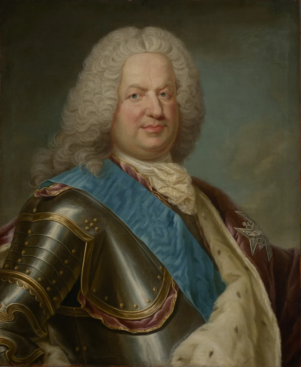 Portrait of Stanislaus Leszczyński (1677–1766)), by Jean Girardet, oil, 1737