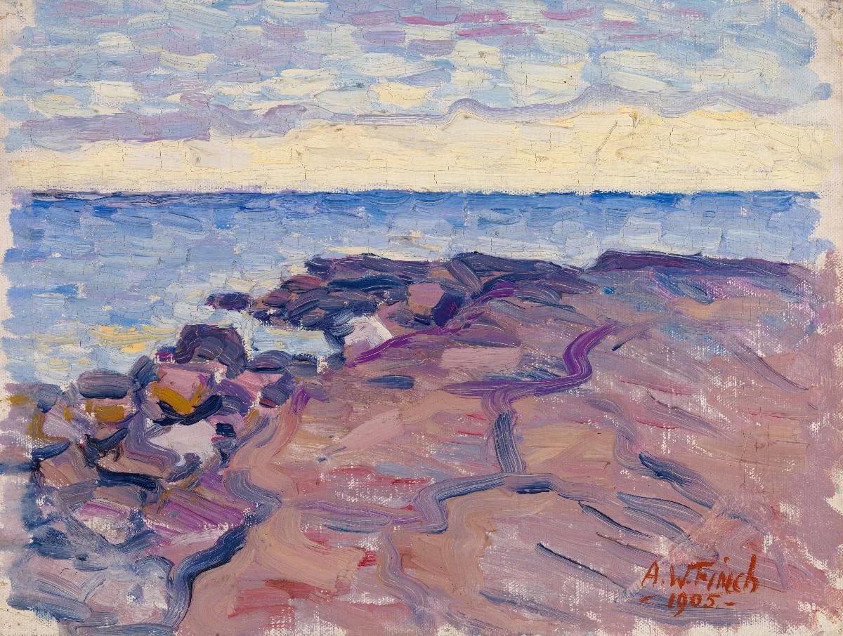 Rantakallioita, detail